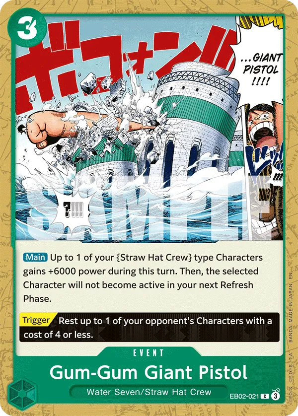 Gum-Gum Giant Pistol - ONE PIECE CARD GAME - MoxLand