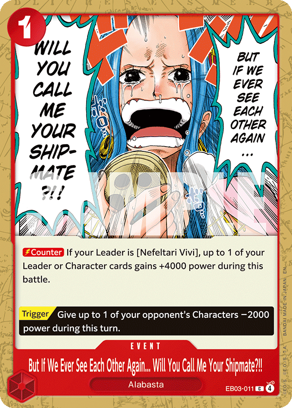 But If We Ever See Each Other Again... Will You Call Me Your Shipmate?!! - ONE PIECE CARD GAME - MoxLand