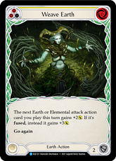 Weave Earth (Yellow) - Flesh and Blood TCG - MoxLand