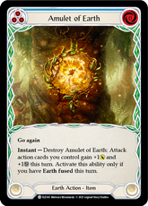 Amulet of Earth (Blue) - Flesh and Blood TCG - MoxLand