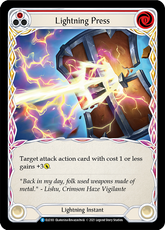 Lightning Press (Red) - Flesh and Blood TCG - MoxLand