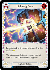 Lightning Press (Blue) - Flesh and Blood TCG - MoxLand