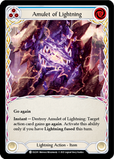 Amulet of Lightning (Blue) - Flesh and Blood TCG - MoxLand