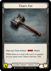 Titan's Fist - Flesh and Blood TCG - MoxLand
