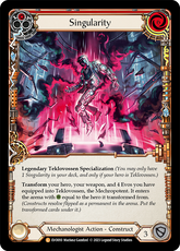 Singularity (Red) // Teklovossen, the Mechropotent - Flesh and Blood TCG - MoxLand