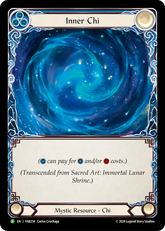 Sacred Art: Immortal Lunar Shrine (Blue) // Inner Chi (Blue) - Flesh and Blood TCG - MoxLand