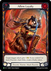 Affirm Loyalty (Red) - Flesh and Blood TCG - MoxLand
