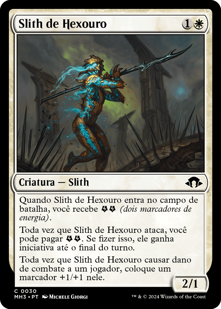 Slith de Hexouro / Hexgold Slith - Magic: The Gathering - MoxLand