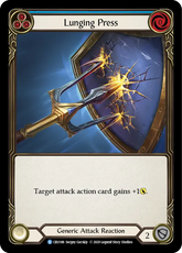 Lunging Press (Blue) - Flesh and Blood TCG - MoxLand