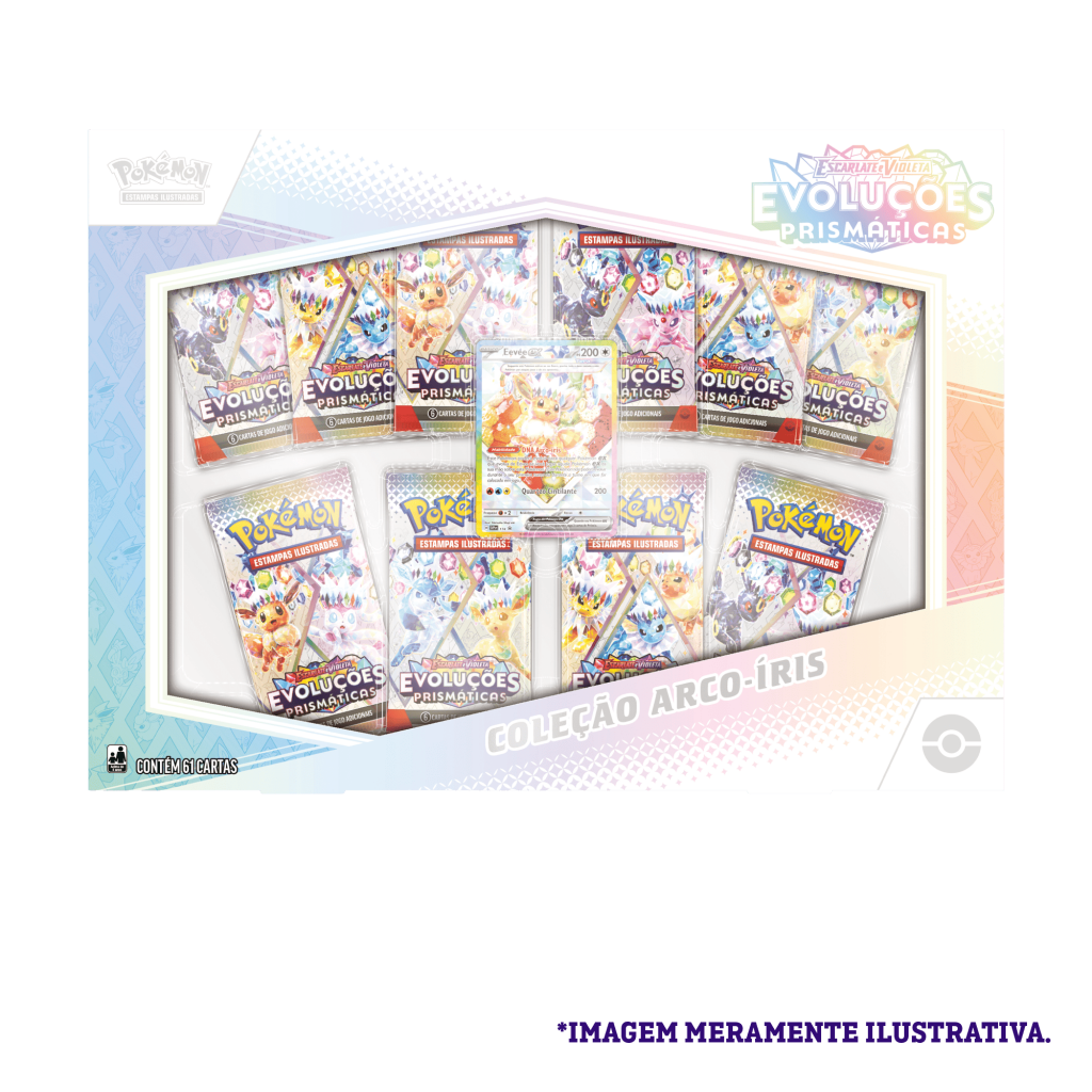 Box - Evoluções Prismáticas Coleção Arco-íris - Pokémon TCG - MoxLand
