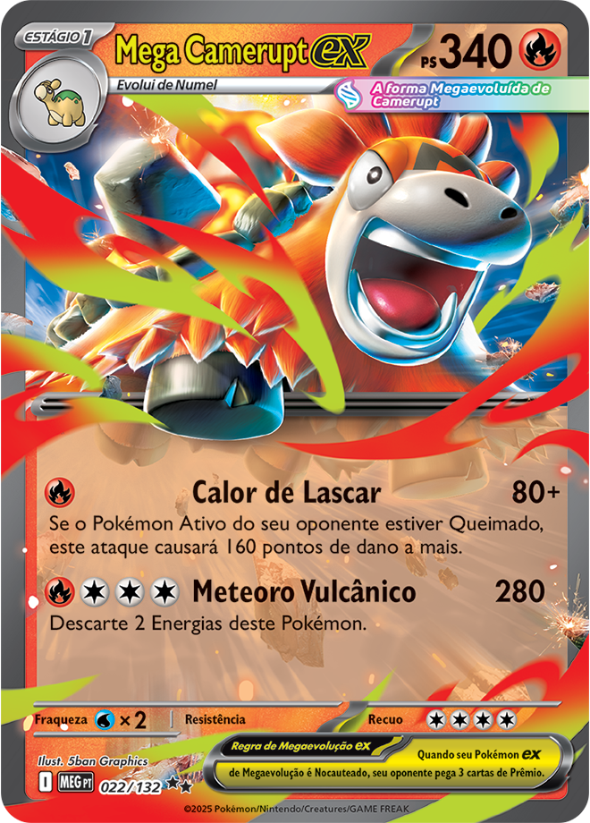 Mega Camerupt ex - Pokémon TCG - MoxLand