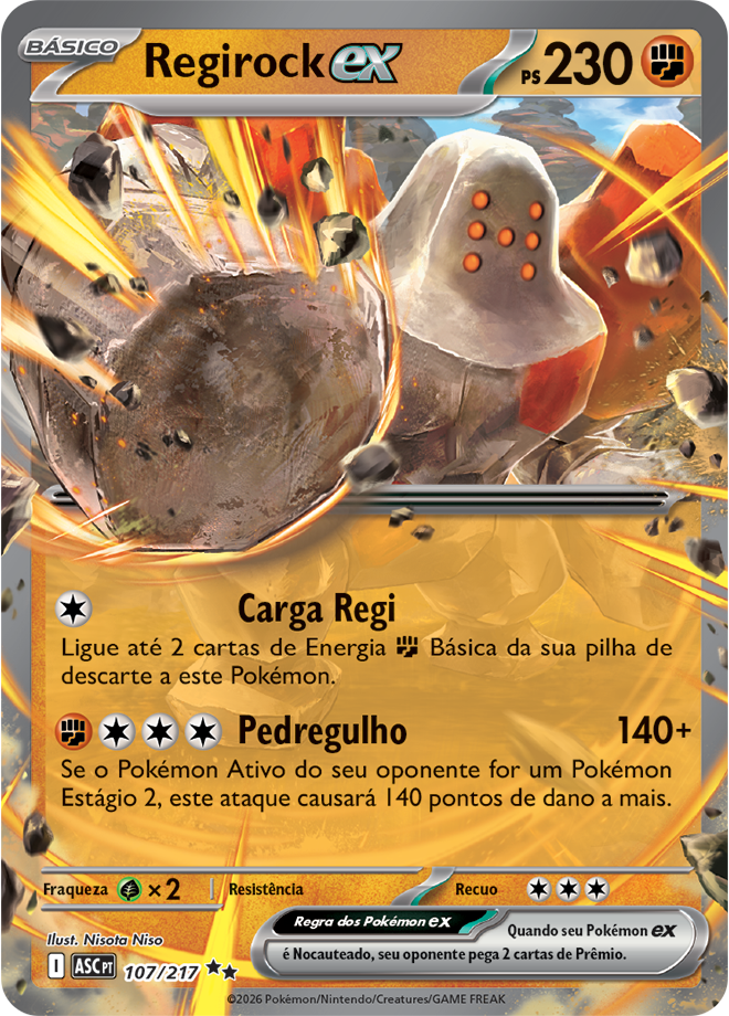 Regirock ex - Pokémon TCG - MoxLand