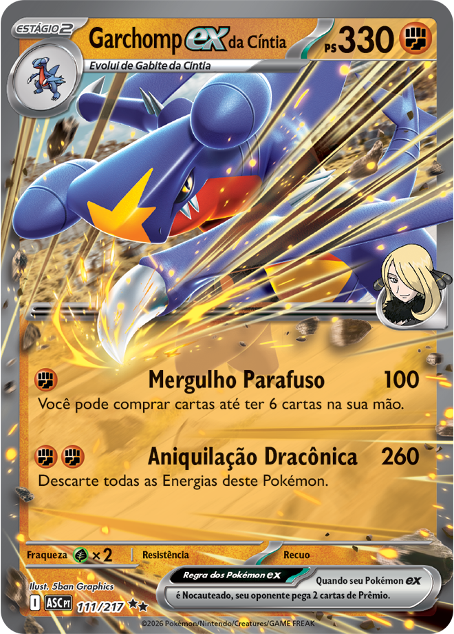 Garchomp ex da Cíntia - Pokémon TCG - MoxLand