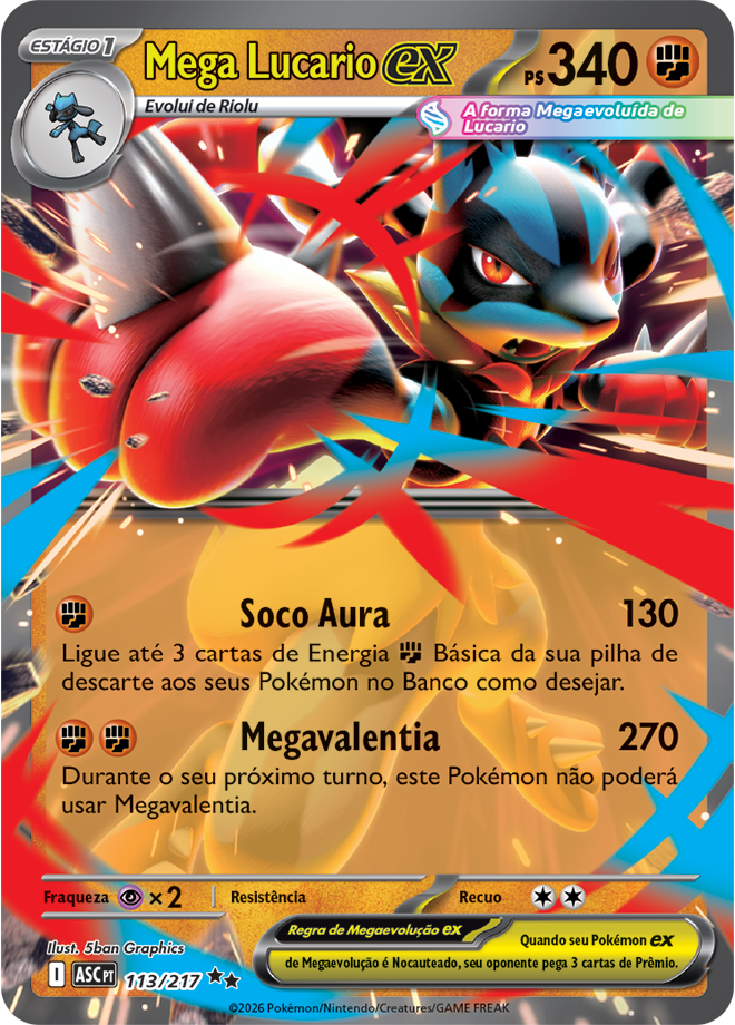 Mega Lucario ex - Pokémon TCG - MoxLand