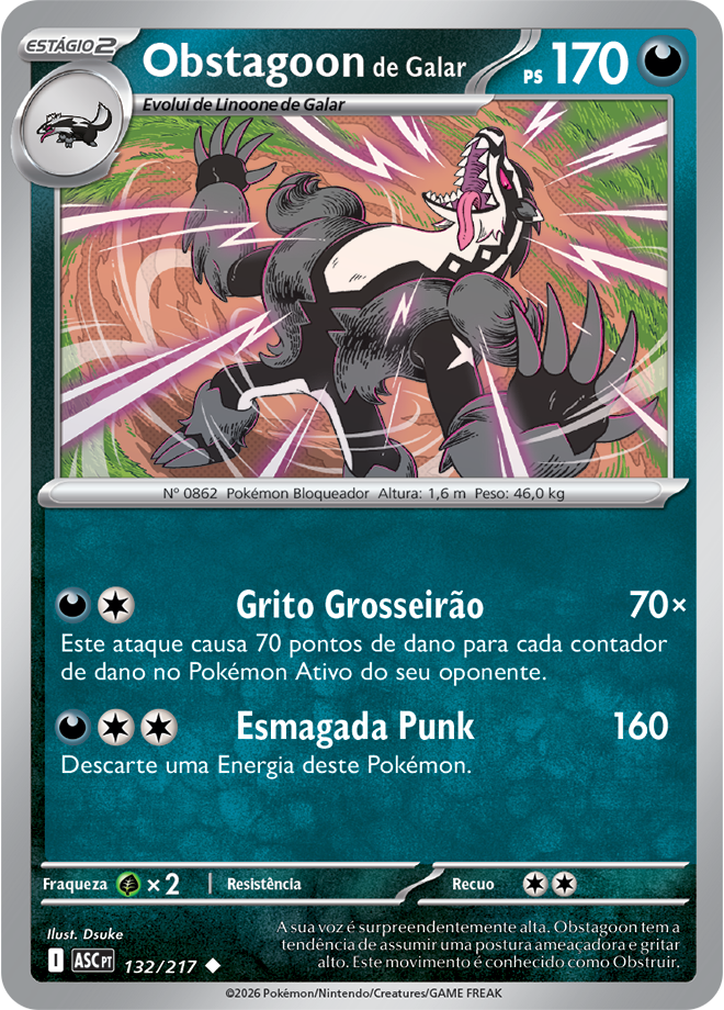 Obstagoon de Galar - Pokémon TCG - MoxLand