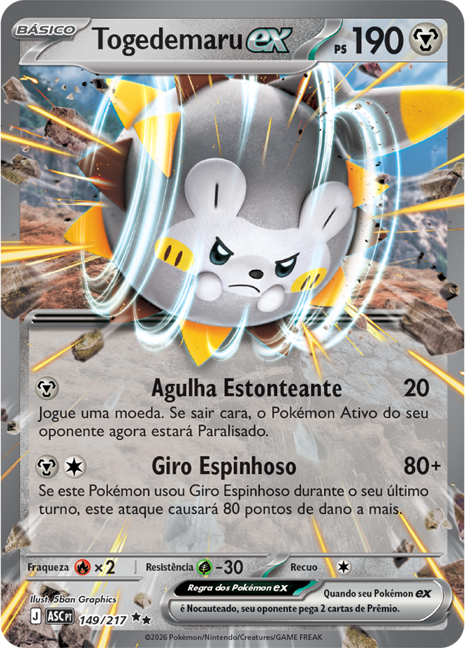 Togedemaru ex - Pokémon TCG - MoxLand