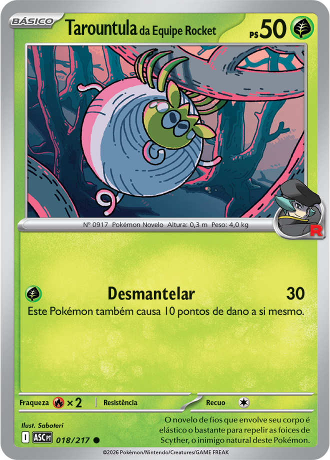 Tarountula da Equipe Rocket - Pokémon TCG - MoxLand