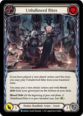 Unhallowed Rites (Yellow) - Flesh and Blood TCG - MoxLand