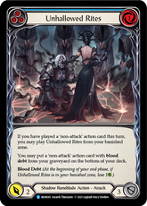 Unhallowed Rites (Blue) - Flesh and Blood TCG - MoxLand