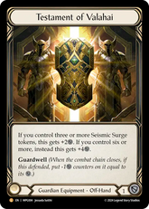 Testament of Valahai - Flesh and Blood TCG - MoxLand