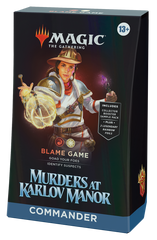 Deck Commander Assassinato na Mansão Karlov - Blame Game - Magic: The Gathering - MoxLand