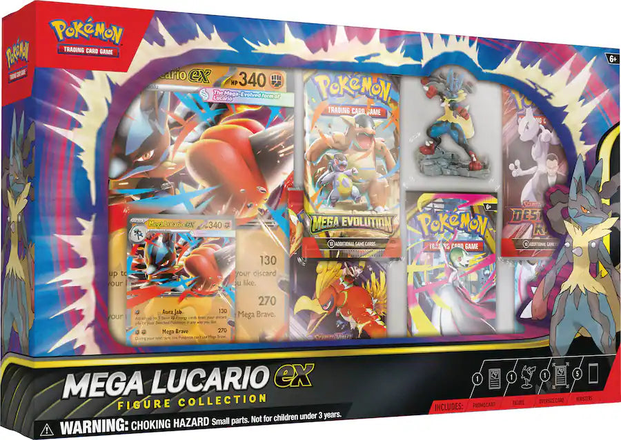 Mega Lucario ex Figure Collection Box - Pokémon TCG - MoxLand