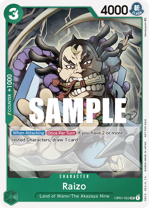 Raizo - One Piece Card Game - MoxLand