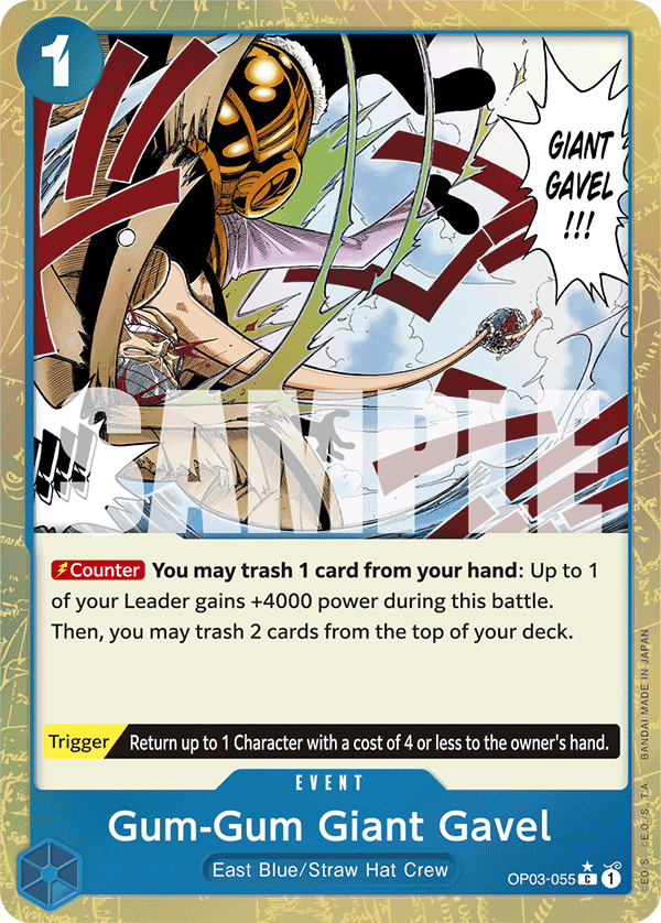 Gum-Gum Giant Gavel - One Piece Card Game - MoxLand