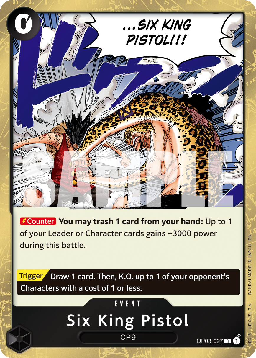 Six King Pistol - One Piece Card Game - MoxLand