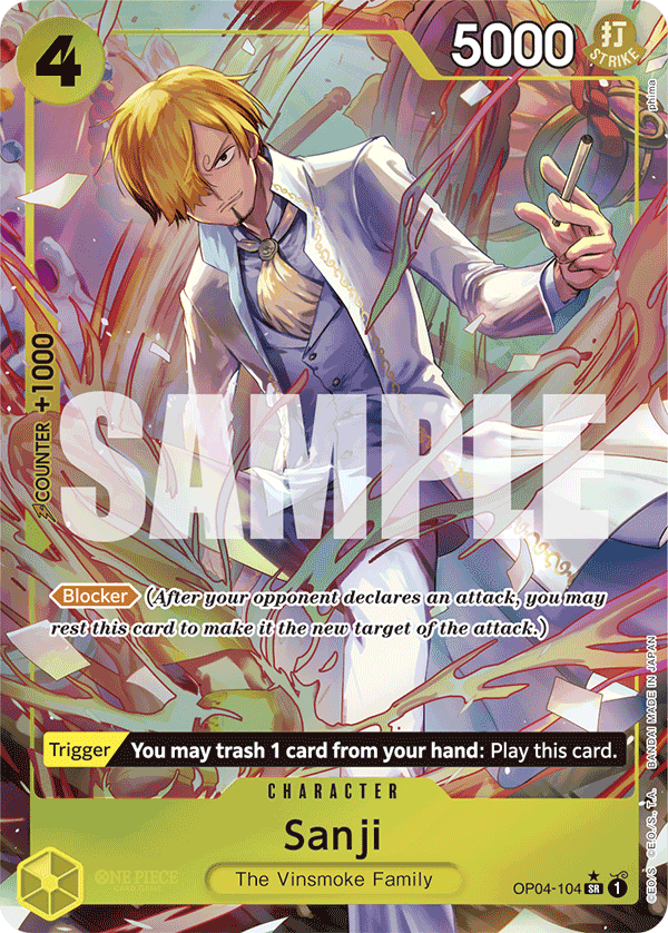 Sanji - One Piece Card Game - MoxLand