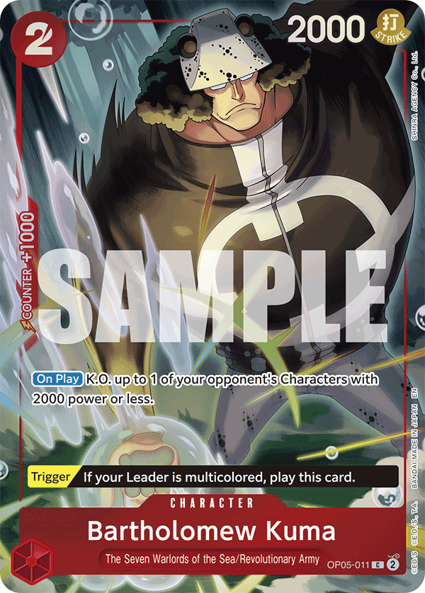 Bartholomew Kuma - One Piece Card Game - MoxLand