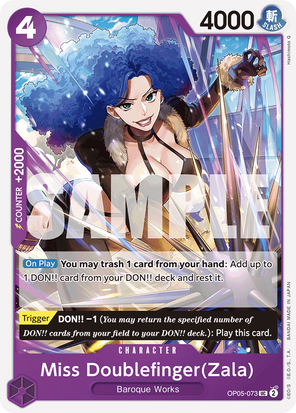 Miss Doublefinger(Zala) - One Piece Card Game - MoxLand