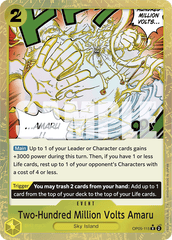 Two-Hundred Million Volts Amaru - One Piece Card Game - MoxLand