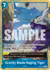 Gravity Blade Raging Tiger - One Piece Card Game - MoxLand