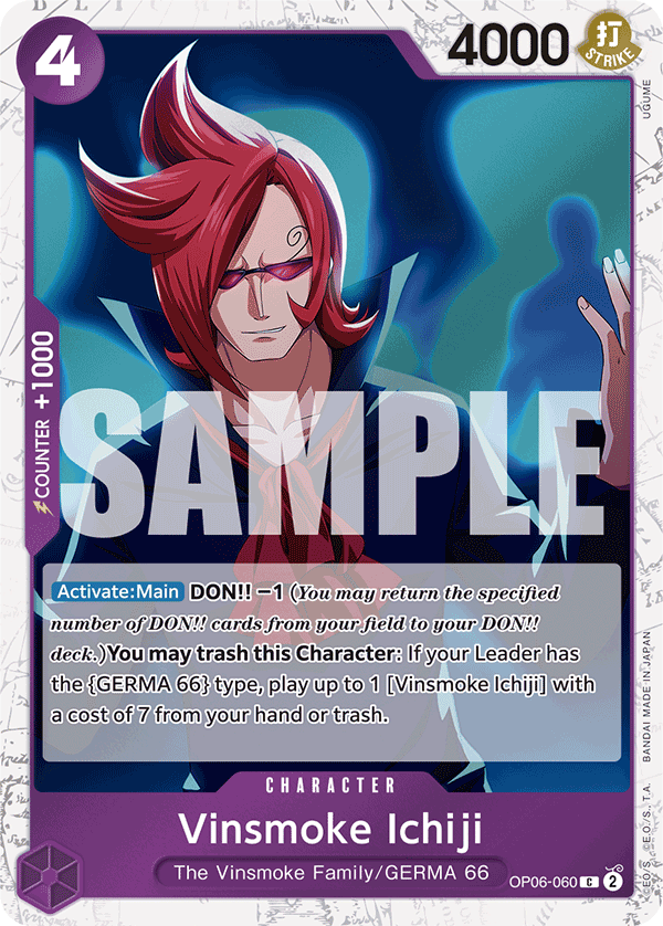 Vinsmoke Ichiji - One Piece Card Game - MoxLand