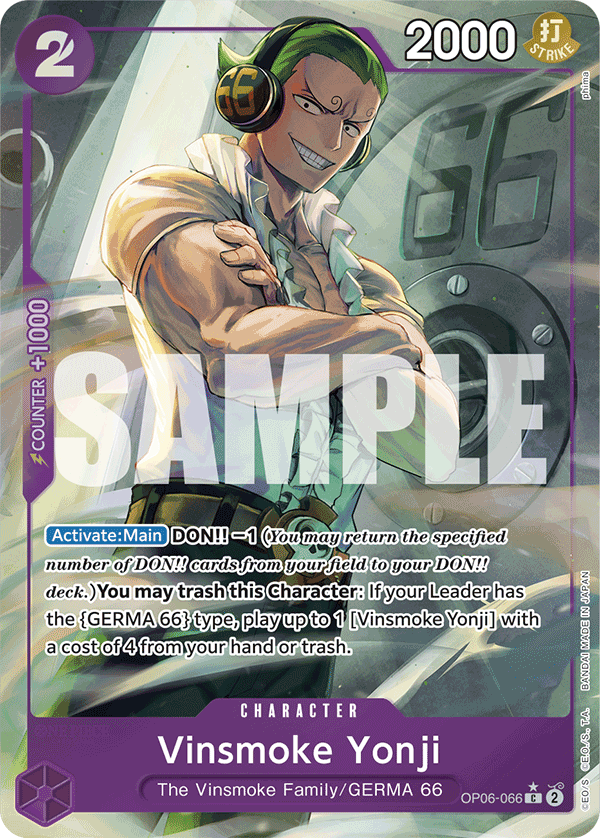 Vinsmoke Yonji - One Piece Card Game - MoxLand