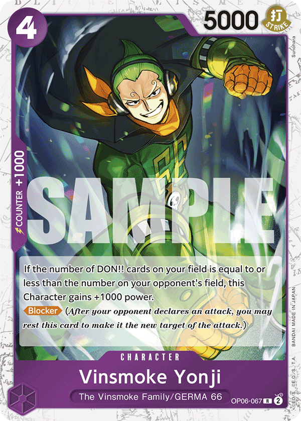 Vinsmoke Yonji - One Piece Card Game - MoxLand