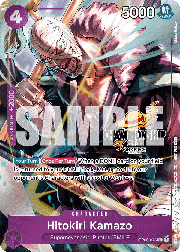 Hitokiri Kamazo - One Piece Card Game - MoxLand