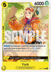 York - ONE PIECE CARD GAME - MoxLand