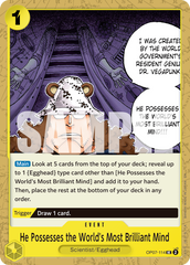He Possesses the World's Most Brilliant Mind - One Piece Card Game - MoxLand