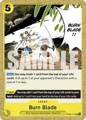 Burn Blade - ONE PIECE CARD GAME - MoxLand