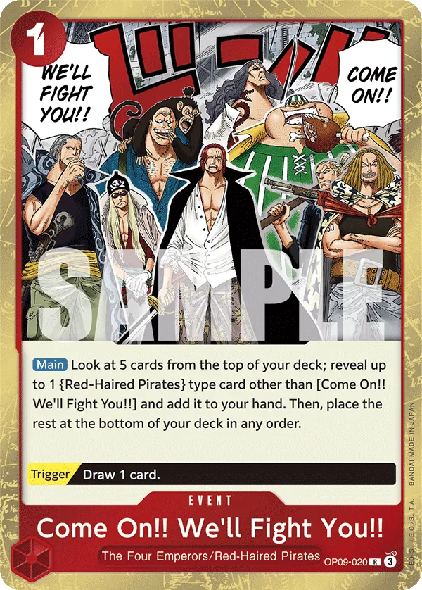 Come On!! We'll Fight You!! - ONE PIECE CARD GAME - MoxLand