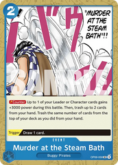 Murder at the Steam Bath - ONE PIECE CARD GAME - MoxLand