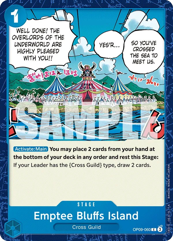 Emptee Bluffs Island - ONE PIECE CARD GAME - MoxLand