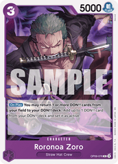 Roronoa Zoro - One Piece Card Game - MoxLand