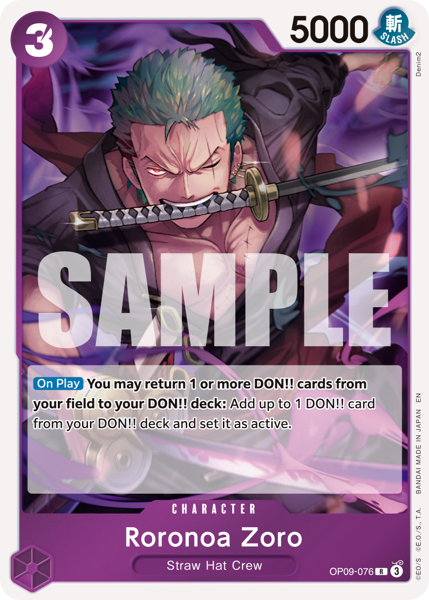 Roronoa Zoro - One Piece Card Game - MoxLand