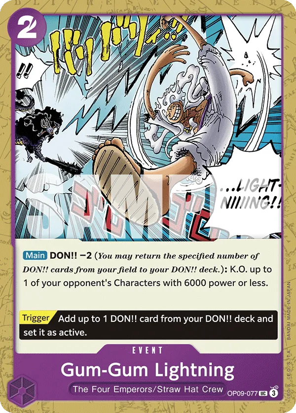 Gum-Gum Lightning - ONE PIECE CARD GAME - MoxLand