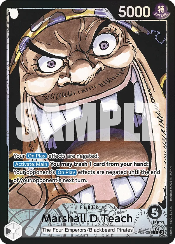 Marshall.D.Teach - ONE PIECE CARD GAME - MoxLand