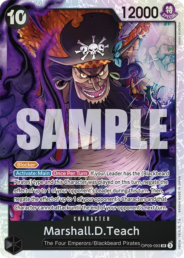 Marshall.D.Teach - ONE PIECE CARD GAME - MoxLand