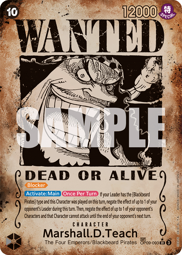 Marshall.D.Teach - One Piece Card Game - MoxLand